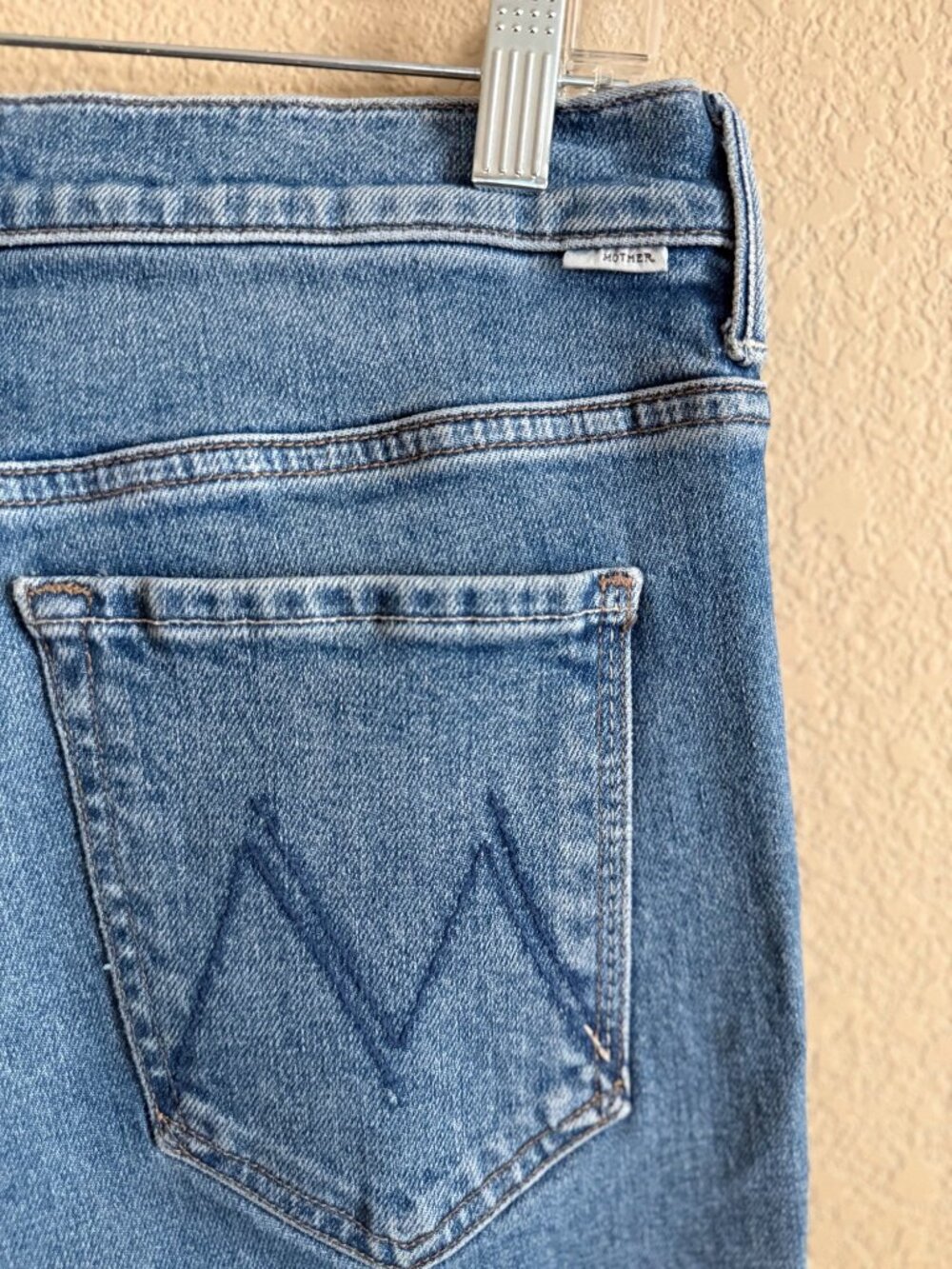 MOTHER The Stunner Ankle Fray Jeans in Crate Digger Wash - Picture 7 of 11